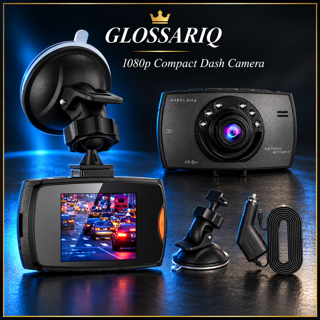 1080p compact dash camera featured in the dash cam buying guide