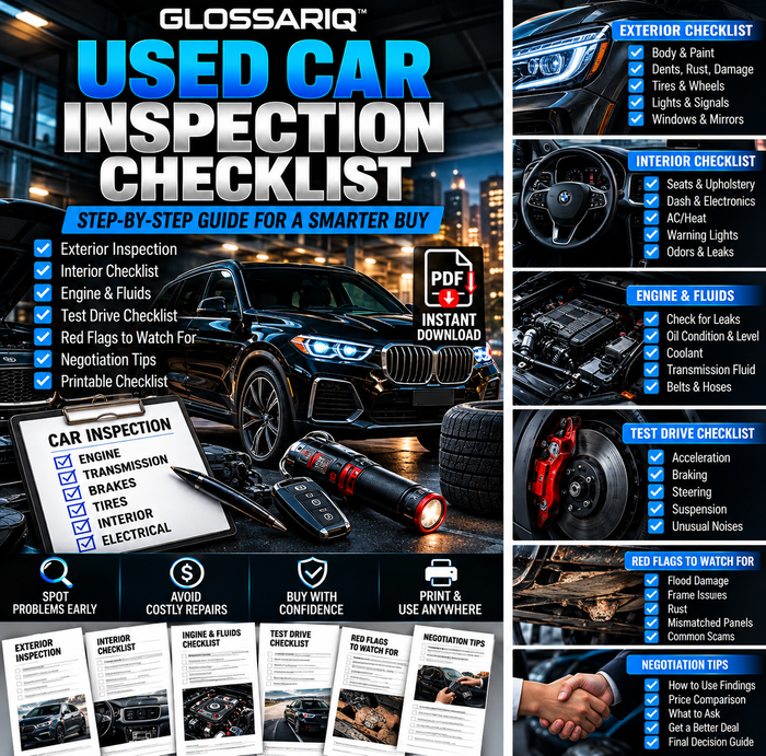 Used Car Inspection Checklist