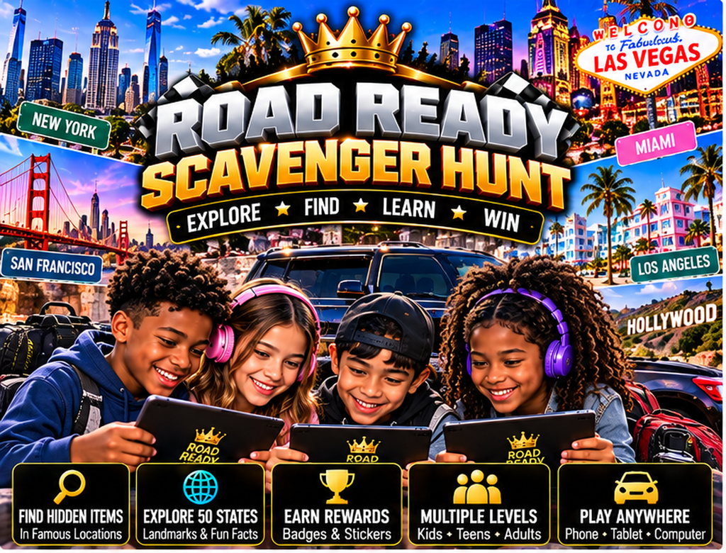 Road Ready Destination Challenges premium travel game hero
