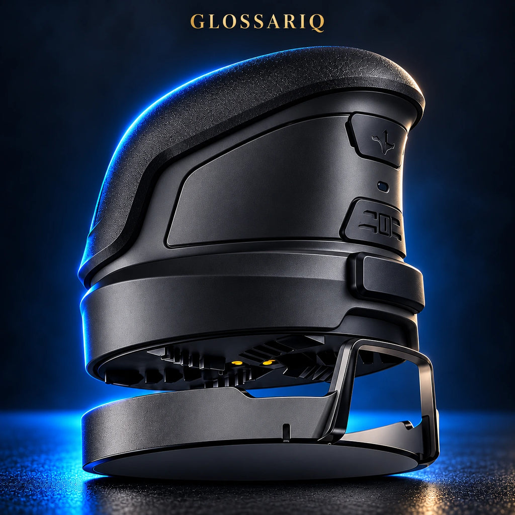 Black Rechargeable Electric Ice Scraper — custom dark studio view