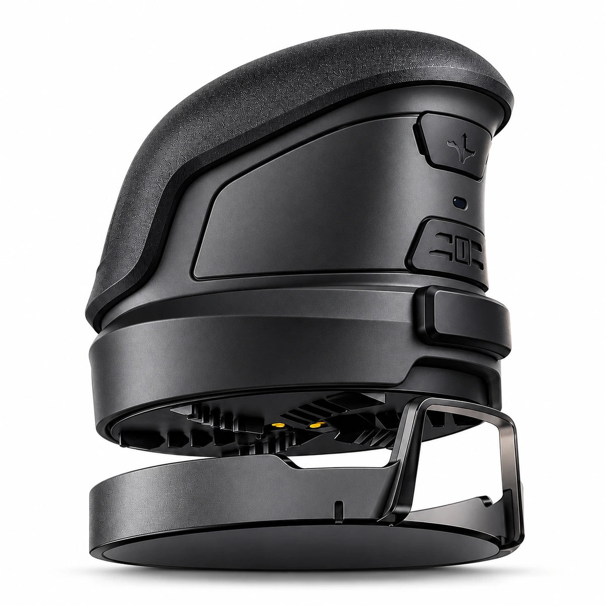 Black Rechargeable Electric Ice Scraper — custom solid-white studio view