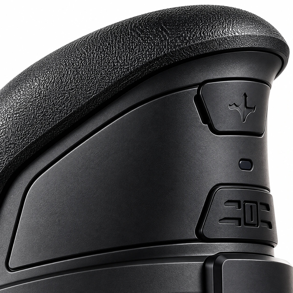 Black Rechargeable Electric Ice Scraper — custom solid-white detail view