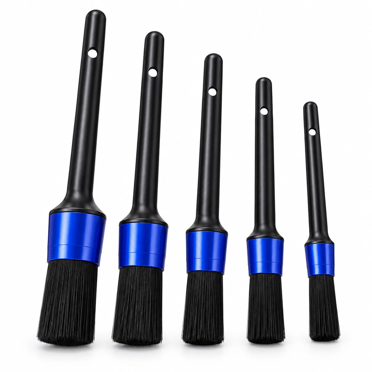 26-Piece Car Detailing Brush Kit — custom solid-white studio view of selected kit components