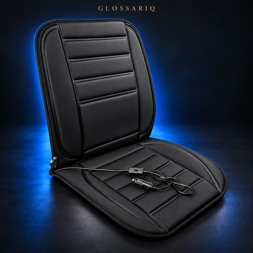 12V Heated Car Seat Cushion — custom studio mockup