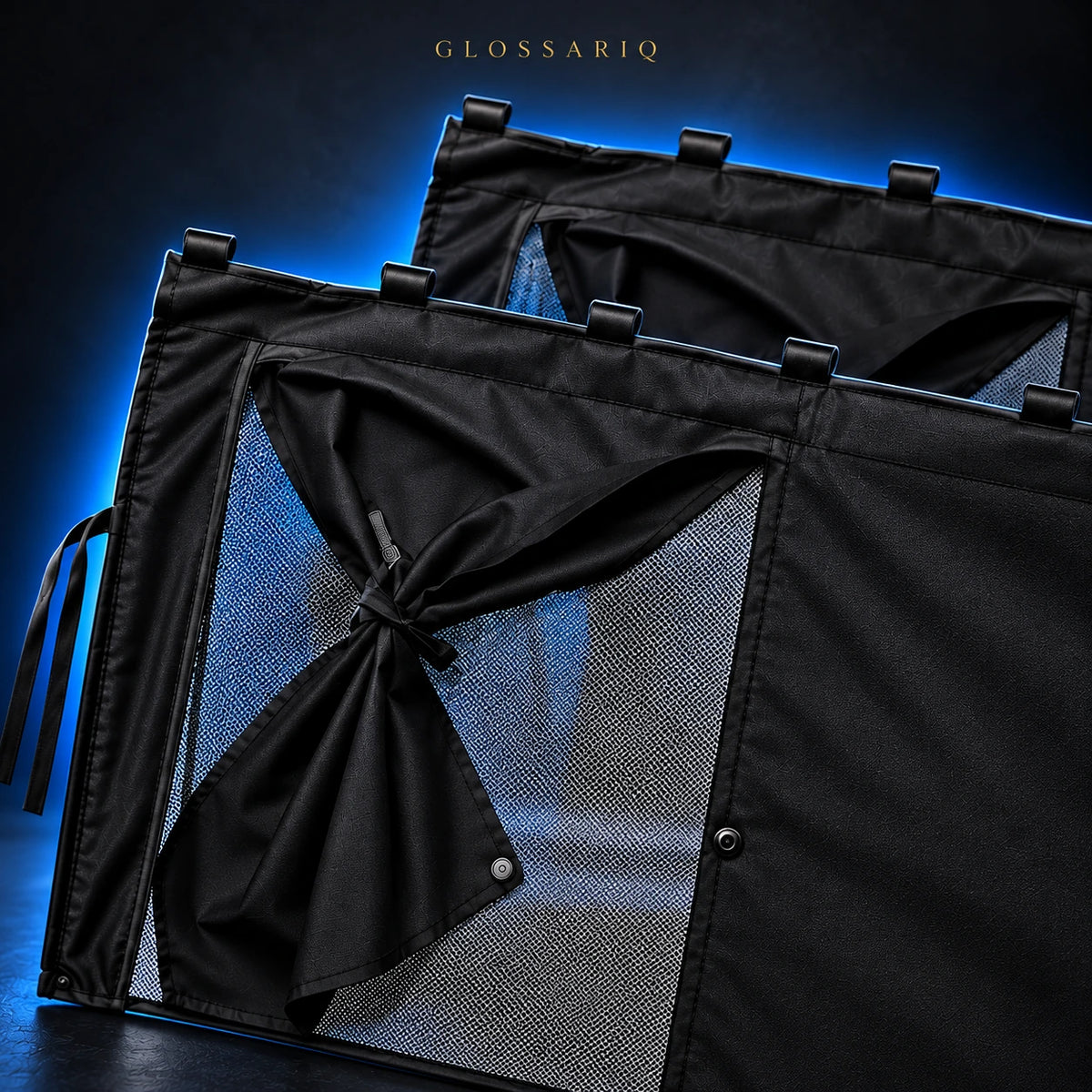 Magnetic Side Window Shades — 2-Pack — custom dark studio view