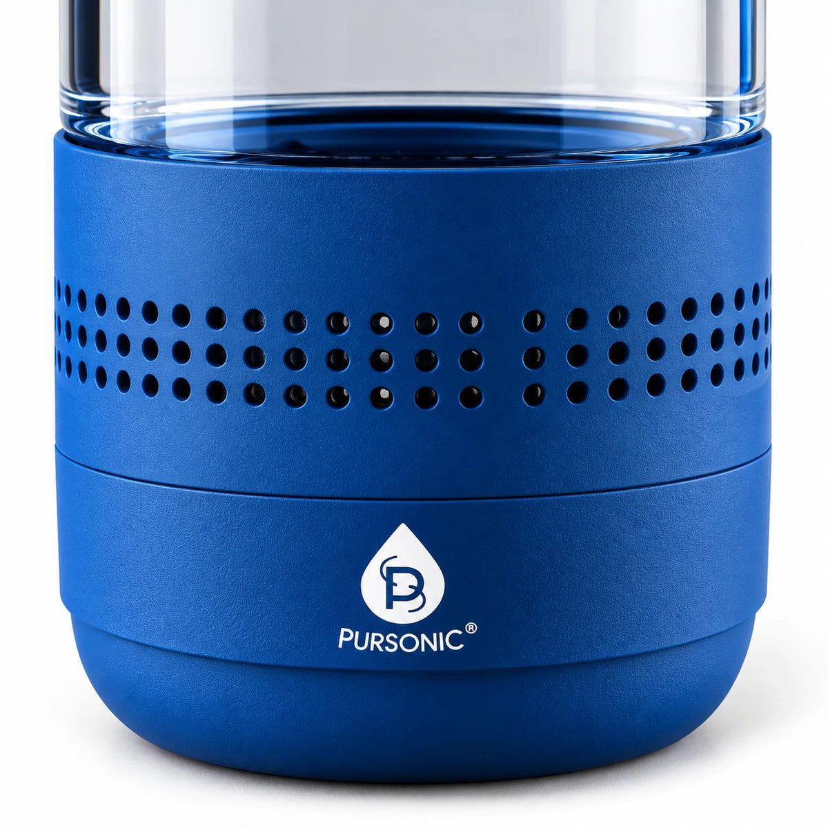 Pursonic Speaker Bottle & Purtag Tracker Bundle — custom solid-white detail view