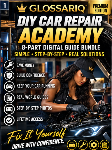 GLOSSARIQ DIY Car Repair Academy English Edition cover