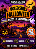 GLOSSARIQ ADOLESCENTES — HALLOWEEN — RETOS EN CARRETERA — edición en español — 42 páginas