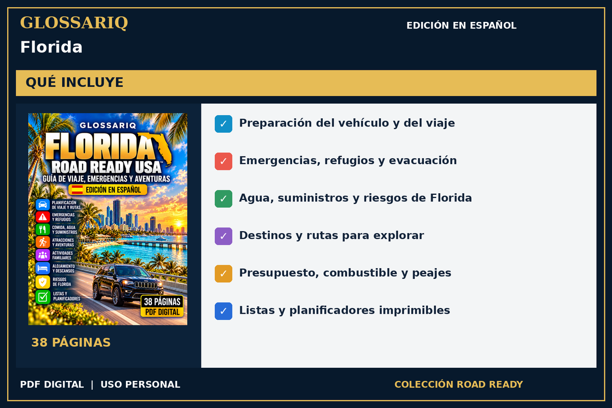 GLOSSARIQ Florida — edición en español — contenido incluido