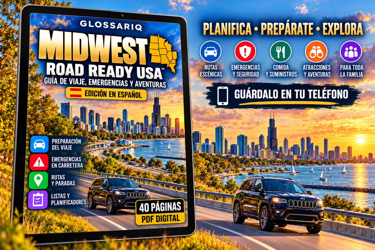 GLOSSARIQ Midwest Road Ready USA — PDF digital en español de 40 páginas