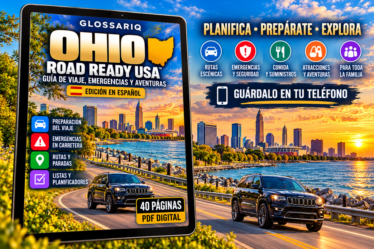 GLOSSARIQ Ohio Road Ready USA — PDF digital en español de 40 páginas