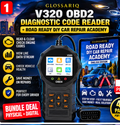 GLOSSARIQ V320 OBD2 and Road Ready DIY Car Repair Academy English bundle