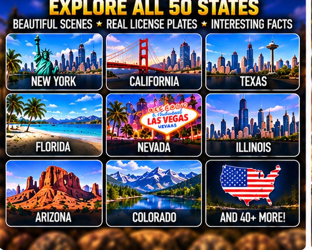Road Ready License Plate Hunt 50-state destinations