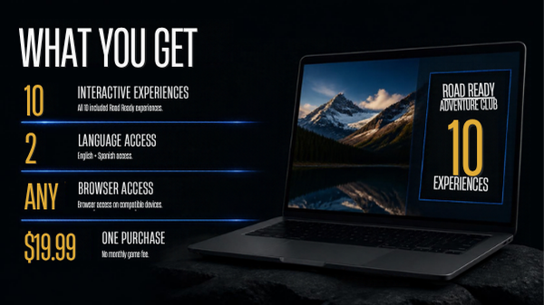 Road Ready Adventure Club bundle features and access details