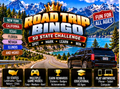 Road Trip Bingo 50-state interactive travel game hero